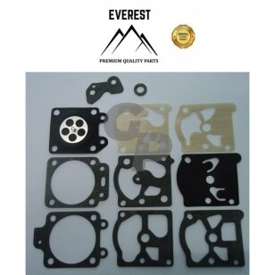 Karbiuratoriaus membranos komplektas tinkanits Husqvarna 36, 40, 41, 45, 51, 55, 136, 141 008192
