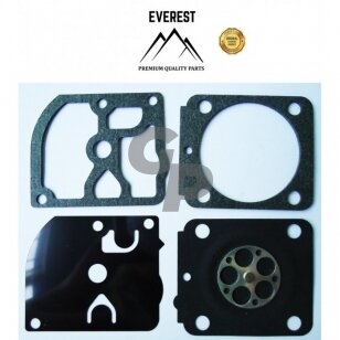 Karbiuratoriaus membranos komplektas tinkanits Stihl ms171, ms181, ms211, fs38, fs55 008197