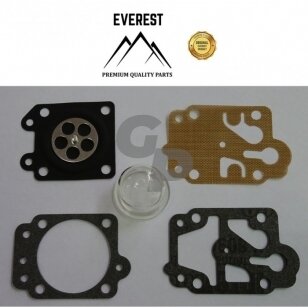 Karbiuratoriaus membranų komplektas kinietiškam trimeriui 26cc, 32cc, 43cc, 52cc 004762