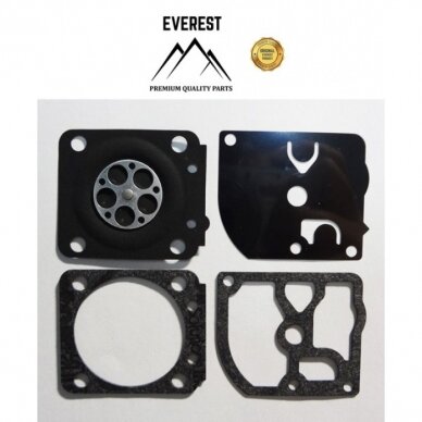 Karbiuratoriaus membranų komplektas zama gnd-70 mcculloch 738, 740, 842 004507