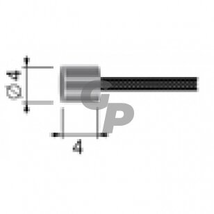 Trosas universalus 2,5m - tipas t mažas 005390